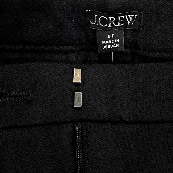 J.Crew Kaya Pant New Bi Stretch Cotton Blend Office RTO Date Work CI420 Black T8 - Picture 13 of 14